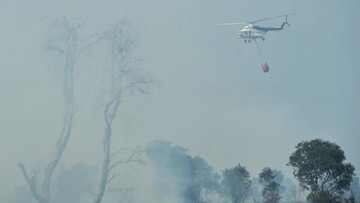 Helikopter Water Bombing Semeru Dikerahkan ke Gunung Ijen, 20 Hektare Lahan Terbakar