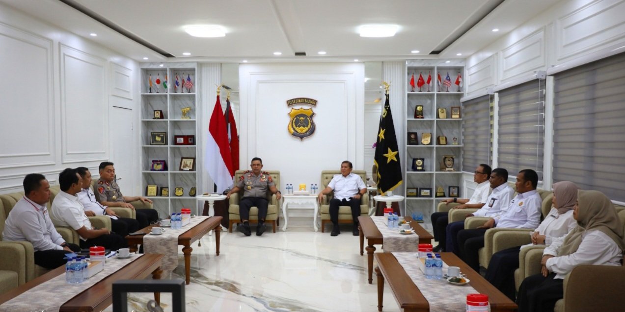 Kanwil BPN Sumut dan Polda Sumut Perkuat Sinergi, Targetkan Pelayanan Pertanahan Bebas Mafia Tanah