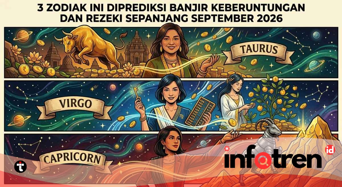 Ramalan Zodiak Mingguan 1-7 September 2026: Tiga Zodiak Paling Beruntung, dari Taurus hingga Capricorn