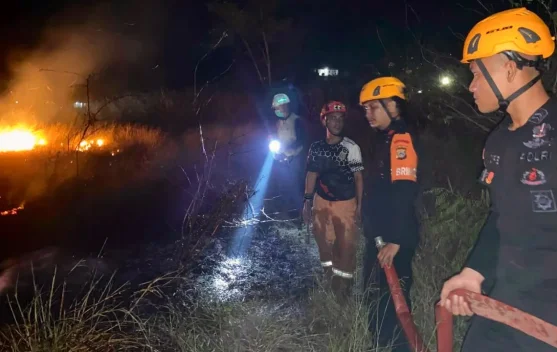 73 Titik Panas Terdeteksi di Sulawesi Tengah, Satbrimob Polda Sulteng Kerahkan Personel Padamkan Api di 4 Wilayah