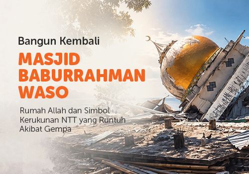 Gempa NTT Hancurkan Masjid Baburrahman di Manggarai, 830 Jiwa di Desa Waso Butuh Uluran Tangan
