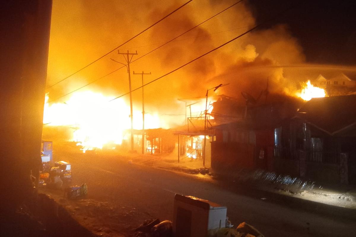 Kebakaran Pasar Paniai Tewaskan 11 Orang, Enam di Antaranya Anak-Anak