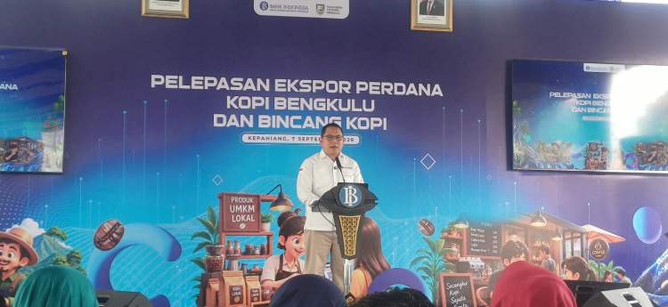 19,2 Ton Kopi Robusta Bengkulu Tembus Pasar Italia, Ekspor Perdana Dilepas di Kepahiang