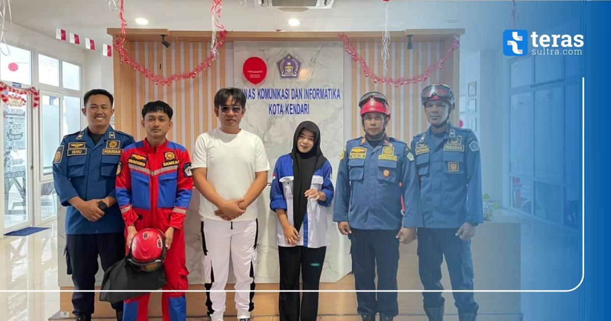 Jari Anak Magang di Kantor Kominfo Kendari Membengkak, Tim Rescue Damkar Turun Tangan Lepaskan Cincin