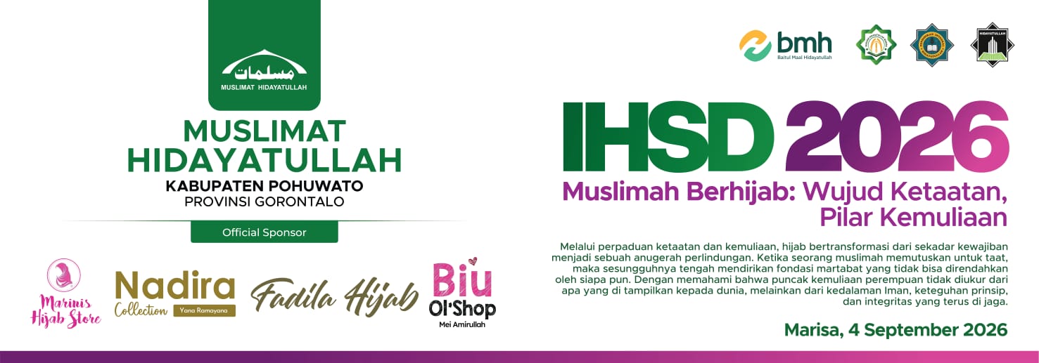 70 Muslimah Hidayatullah Pohuwato Pawai Peringati Hari Solidaritas Hijab Sedunia, 300 Hijab Gratis Dibagikan ke Masyarakat