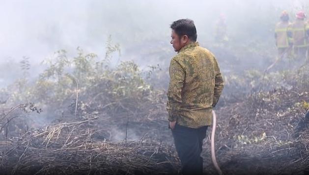 Gubernur Sumsel Herman Deru Ancam Cabut HGU Lahan Terbakar Berulang, Minta Pemda Segera Surati BPN