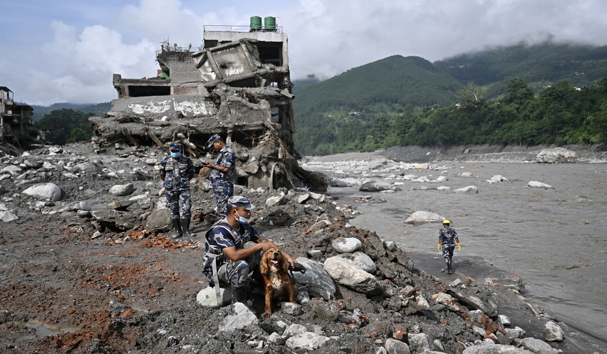 Korban Tewas Banjir Bandang Nepal Utara Capai 1.355 Orang, 4.996 Warga Masih Hilang