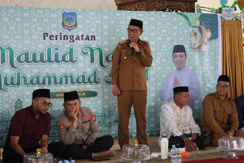 Bupati Koltim Yosep Sahaka Ajak Warga Teladani Sifat Jujur dan Amanah Rasulullah di Peringatan Maulid