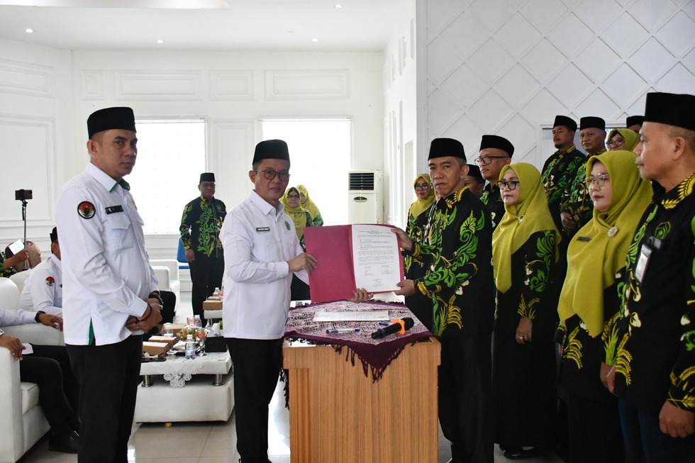 97 Pengawas Madrasah se-Sumsel Dikukuhkan Jadi Pokjawas 2026-2030, Kakanwil Kemenag Tekankan Peran sebagai Motor Inovasi