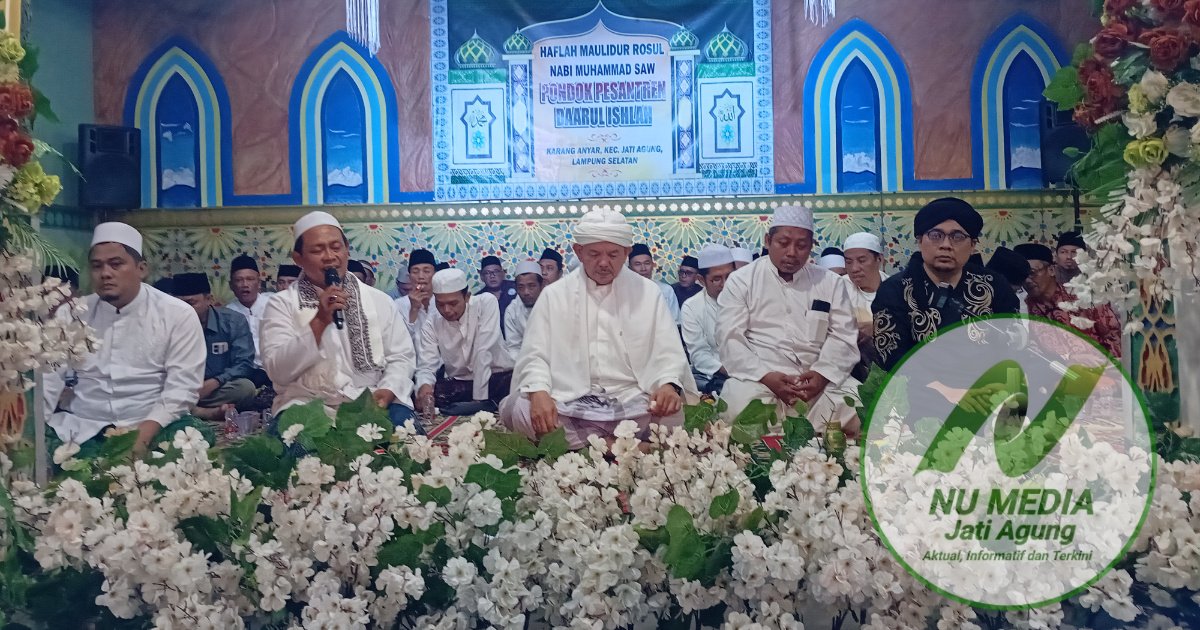 Maulid Nabi di Ponpes Darul Islah Lampung Selatan, KH Ahmad Subariyo Tekankan Adab Makan dan Minum ala Rasulullah