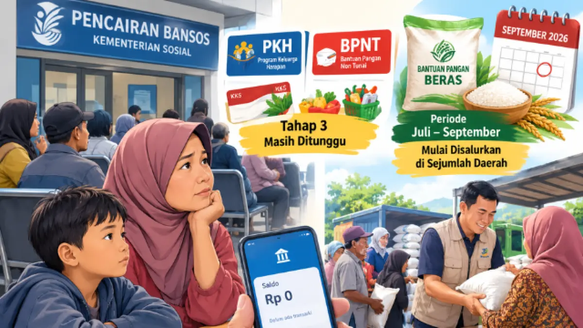 PKH dan BPNT Tahap 3 September 2026 Cair Bertahap, Cek Jadwal dan Syarat Penerima