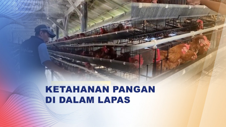 Lapas Garut Ajari Warga Binaan Beternak Ayam Petelur, Hasil Panen untuk Dapur Lapas