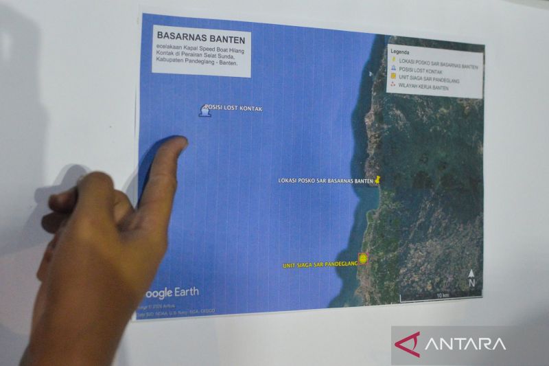 SAR Banten Kerahkan 2 Drone Termal dan 5 Armada Laut untuk Cari 5 Jurnalis Hilang di Perairan Gunung Anak Krakatau