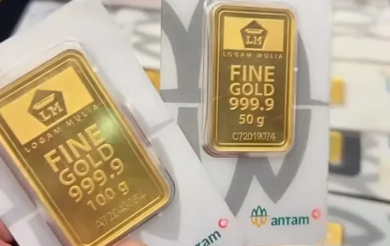 Harga Emas Antam Hari Ini Turun Rp17.000 ke Rp2,61 Juta per Gram, Buyback Terkoreksi Lebih Dalam