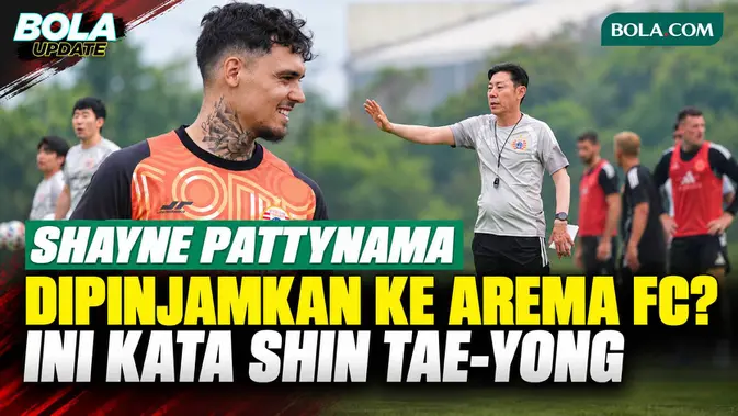 Shin Tae-yong Bantah Rumor Shayne Pattynama ke Arema FC: Dia Cedera, Bukan Dipinjamkan