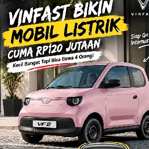 VinFast VF 2 Meluncur di Vietnam, Mobil Listrik Mini Rp120 Jutaan Siap Ekspansi Global