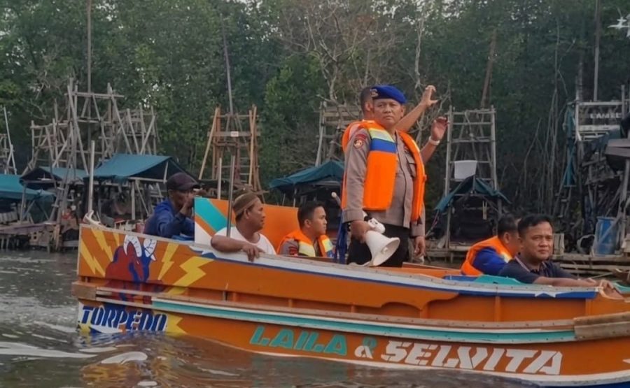Satpolairud Bangka Barat Sidak DAS Kampak, 7 Ponton Ditemukan Mati dan Lokasi Dipastikan Steril dari Tambang Ilegal