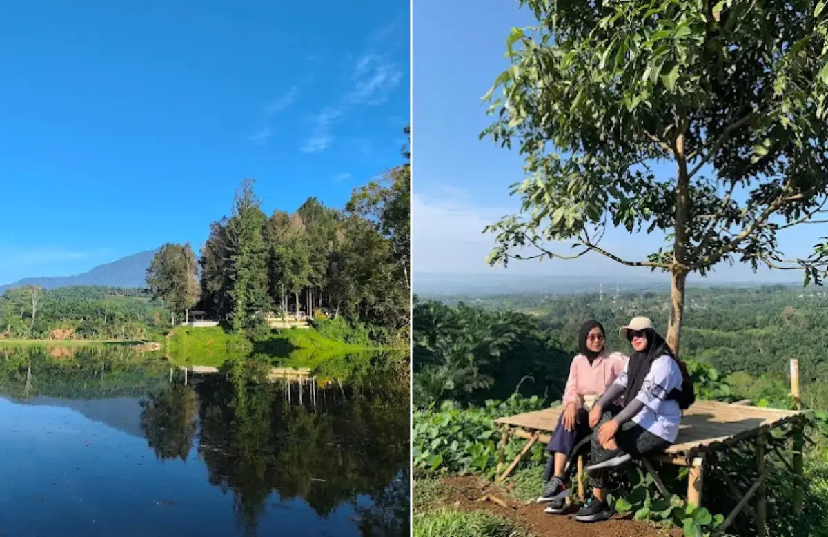Panenjoan Situ Sukarame Parakansalak, Menikmati Danau Sukabumi dari Ketinggian