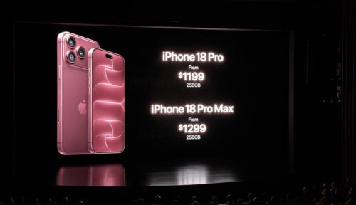iPhone 18 Pro Resmi Meluncur, Perkiraan Harga di Indonesia Rp 26,6 Juta