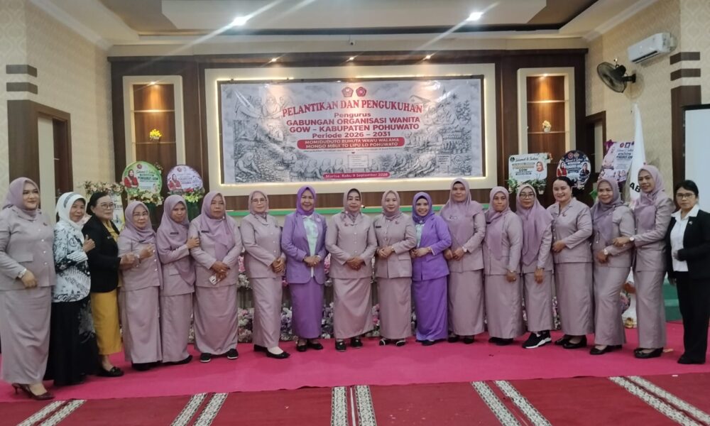 Erna Giasi Resmi Nakhodai GOW Pohuwato 2026–2031, Tambah Bidang Lingkungan dan Sosial
