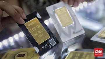 Harga Emas Antam Naik Rp15 Ribu ke Rp2,625 Juta per Gram