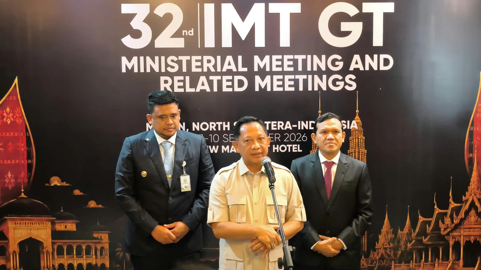 Wagub Aceh Dek Fadh Dorong Sabang Jadi Simpul Konektivitas Sumatera di Rakor IMT-GT Medan