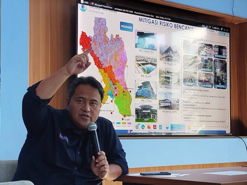 Hujan Abu Anak Krakatau di Bogor, PDAM Tirta Pakuan Ingatkan Warga: Jangan Tampung Air Hujan