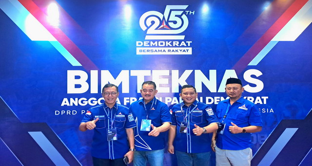 Fraksi Demokrat DPRD Tubaba Ikuti Bimtek Nasional di Jakarta, Rangkaian HUT ke-25 Partai Demokrat