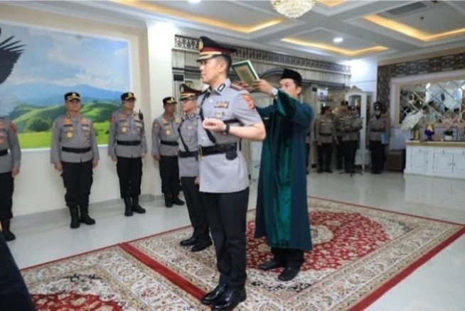 Kombes Pol Eko Bagus Riyadi Resmi Jabat Kapolresta Bandar Lampung, Gantikan Herbin Sianipar