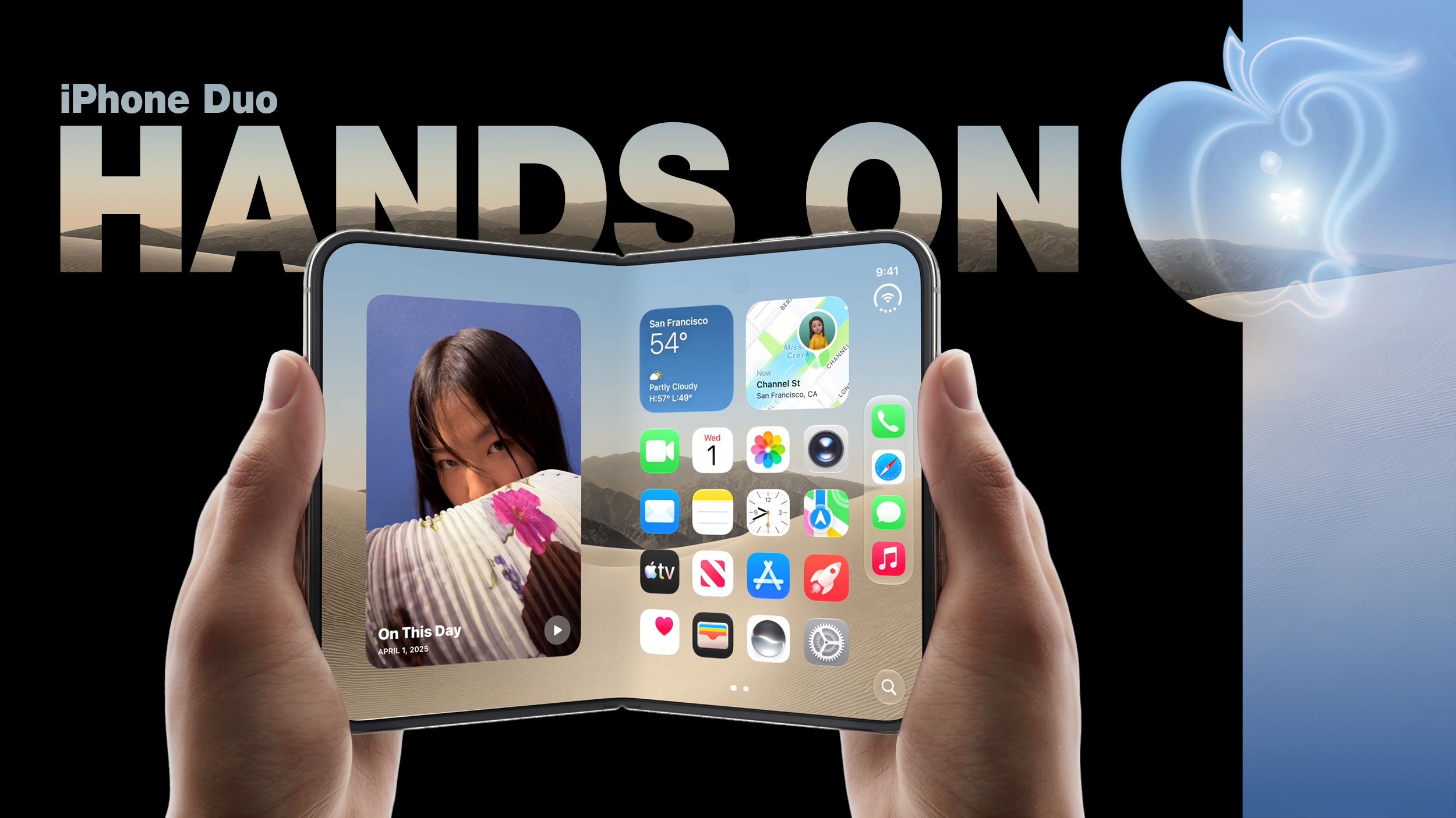 iPhone Duo Hands-On: Lipatan Layar Nyaris Tak Terlihat, Harga Rp 33 Juta