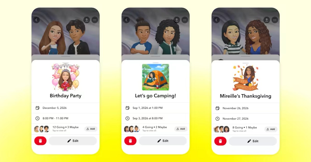 Snapchat Rilis Fitur Plans, Ajak Pengguna Bikin Acara Bareng Teman