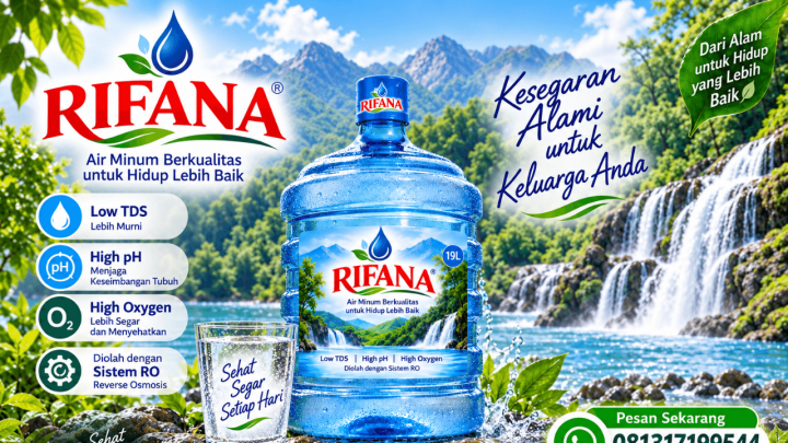 RIFANA WATER di Makassar dan Gowa Tambah Armada Delivery Kedua, Andalkan Mata Air Bili-Bili