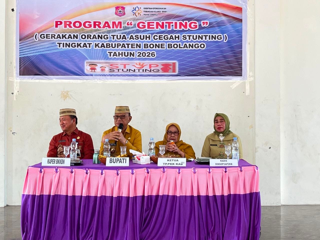 Bupati Bone Bolango Ismet Mile Minta Program Genting Libatkan Dokter, Intervensi Stunting Jangan Berhenti di Pen