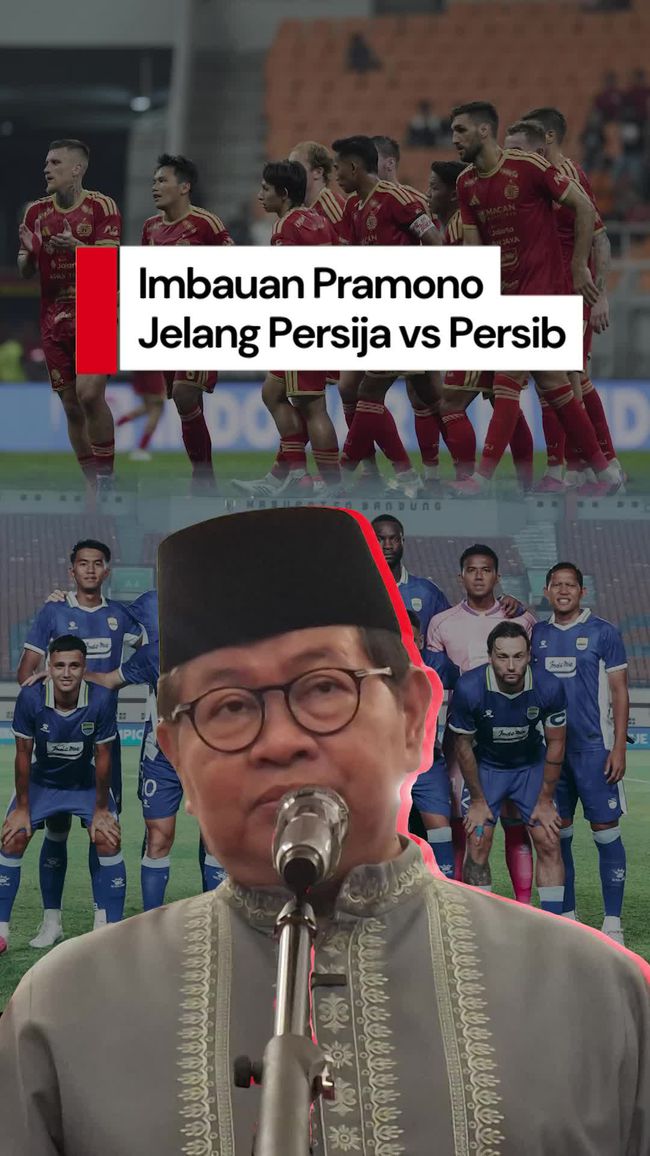 Pramono Harap Laga Persija vs Persib di GBK Berjalan Tanpa Kerusuhan