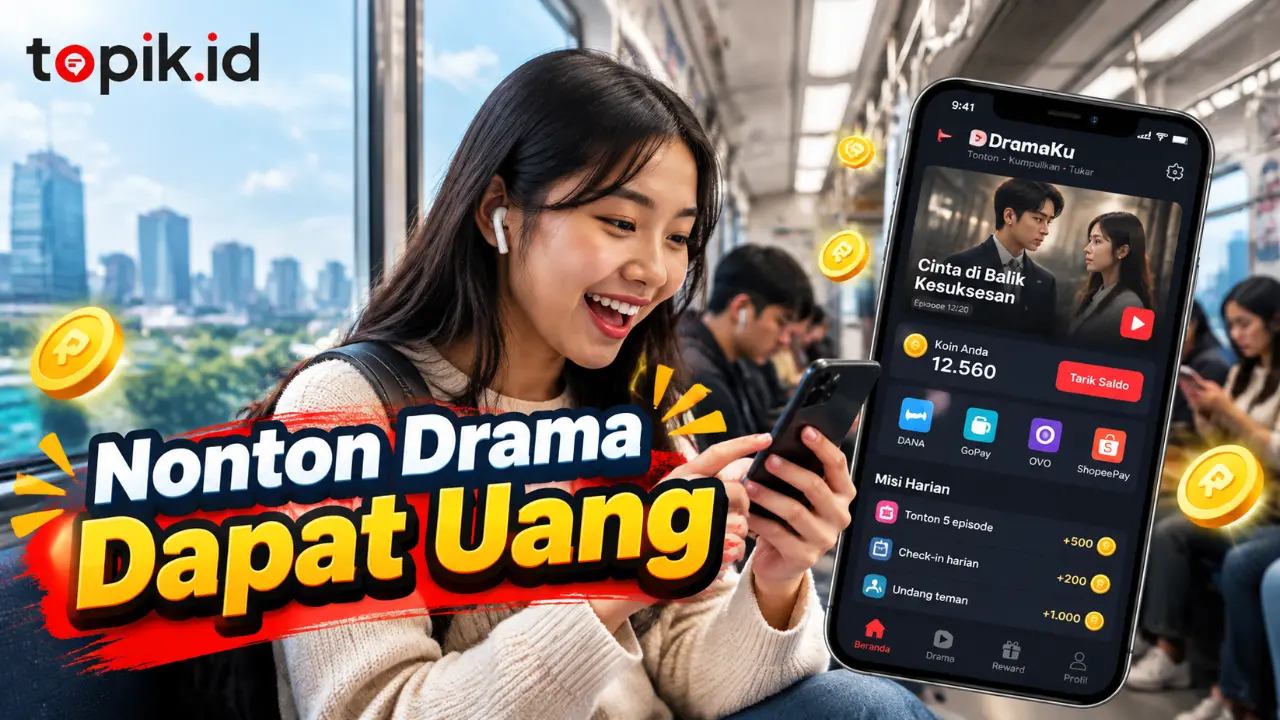 10 Aplikasi Nonton Drama Pendek Penghasil Saldo DANA hingga ShopeePay