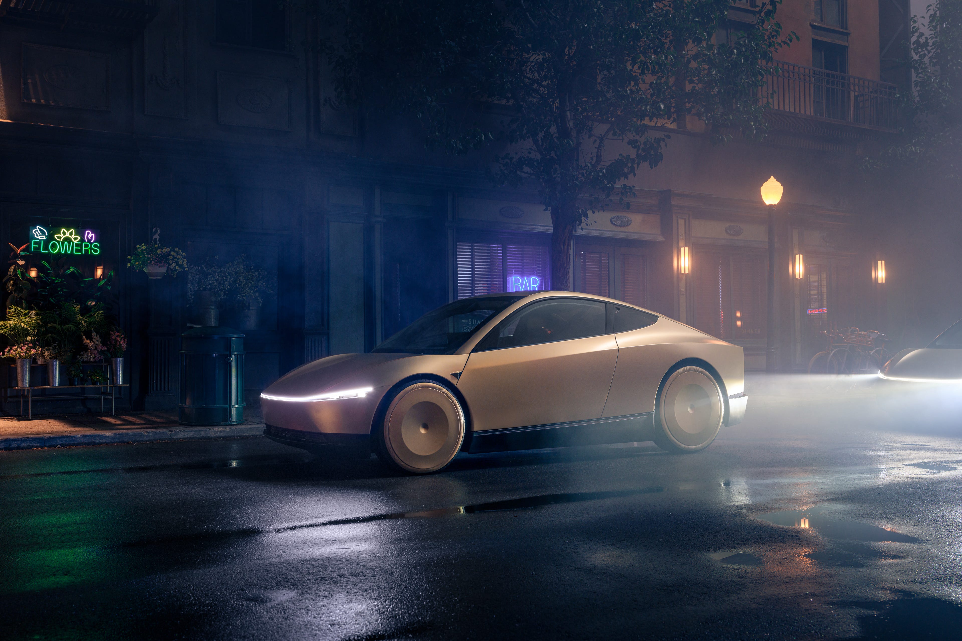 Tesla Cybercab Punya Joystick Layar Tersembunyi untuk Kemudi Manual