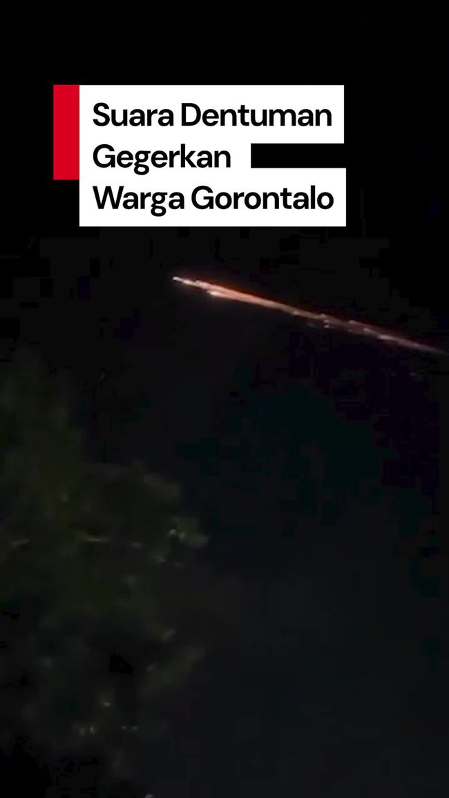Suara Dentuman Misterius Gegerkan Warga Gorontalo, Terdengar Hampir di Seluruh Wilayah Sabtu Dini Hari