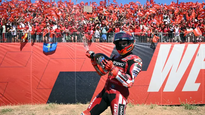 Marc Marquez Juara Sprint Race MotoGP San Marino 2026, Pangkas Jarak dari Martin