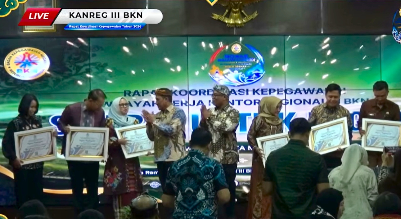 Pemkab Serang Raih Penghargaan Manajemen ASN dari BKN Kanreg III Jabar-Banten