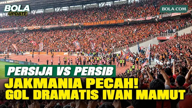Gol Injury Time Ivan Mamut Bawa Persija Kalahkan Persib 2-1 di SUGBK
