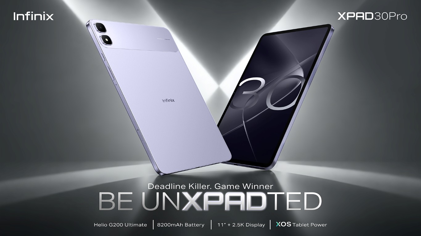 Infinix XPAD 30 Pro Resmi di Indonesia: Layar 2.5K, Baterai 8.200mAh, Rp3 Jutaan