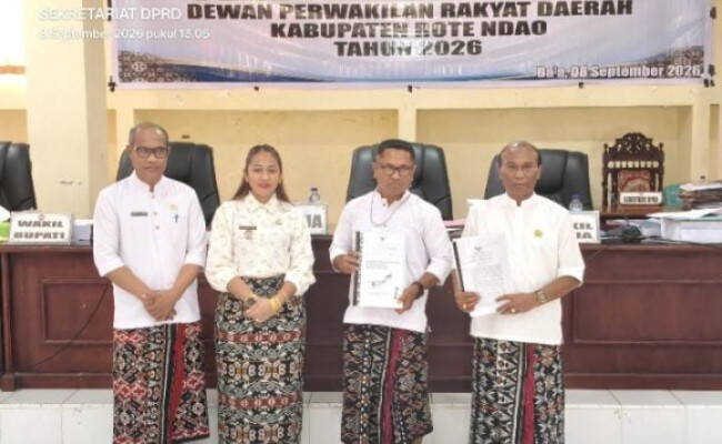 DPRD Rote Ndao Buka Sidang III Tahun 2026, Bahas Perubahan APBD dalam Nuansa Adat