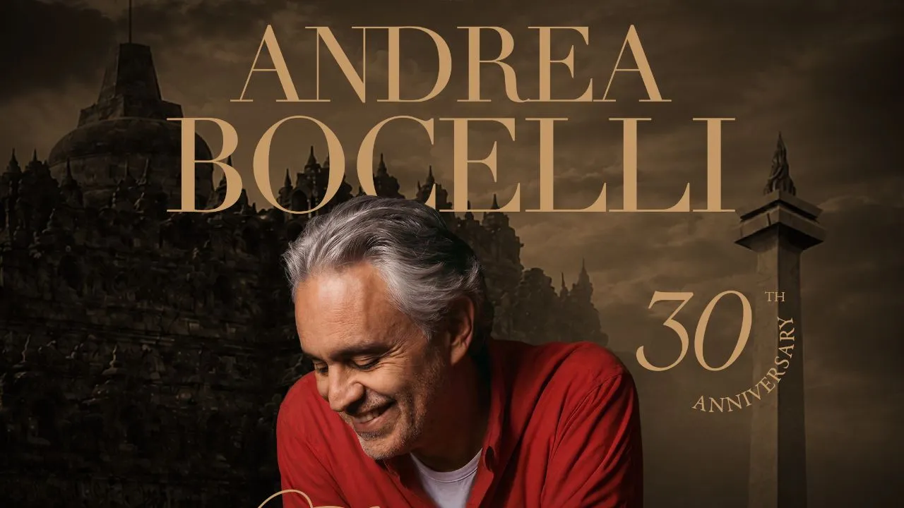 Andrea Bocelli Gelar Konser di Borobudur 31 Oktober dan JIExpo 3 November 2026