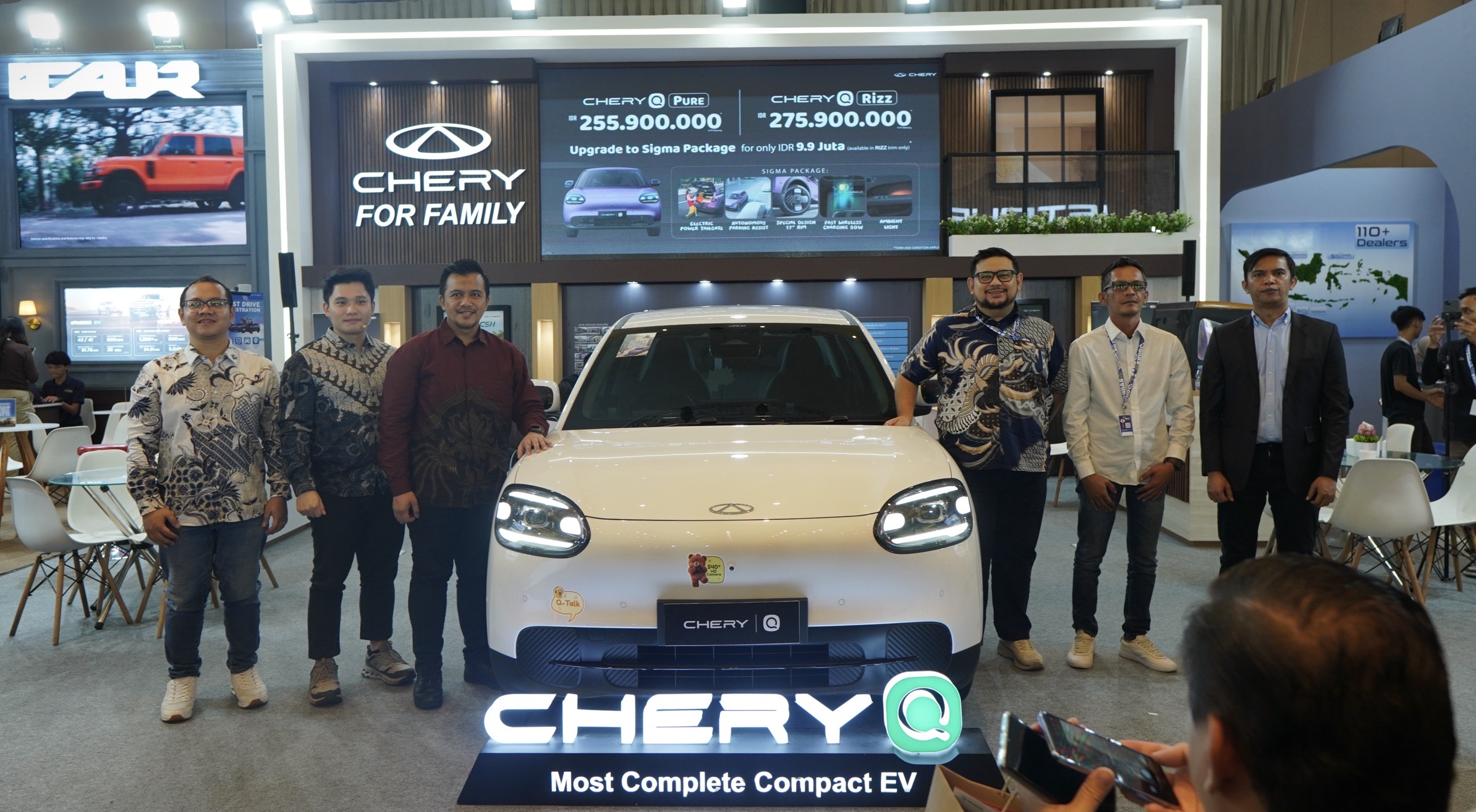 Chery Q di GIIAS Bandung 2026: Compact EV Rp255,9 Juta, Range 400 Km