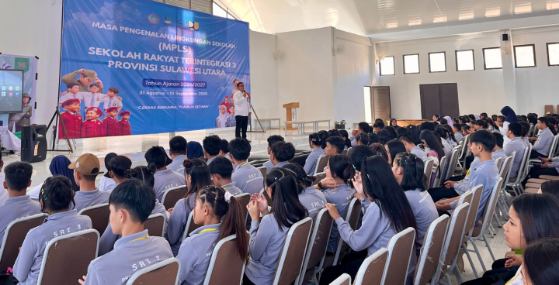 MPLS Sekolah Rakyat Terintegrasi 3 Sulut Ditutup, Ratusan Siswa SD-SMA Mulai Tahun Ajaran Baru