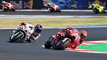Hasil MotoGP San Marino 2026: Marc Marquez Menang, Bezzecchi Jatuh di Lap 1