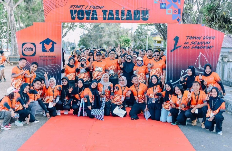 Wakil Bupati Pulau Taliabu Lepas Run Fun 1 Tahun Voya, Usung Semangat 