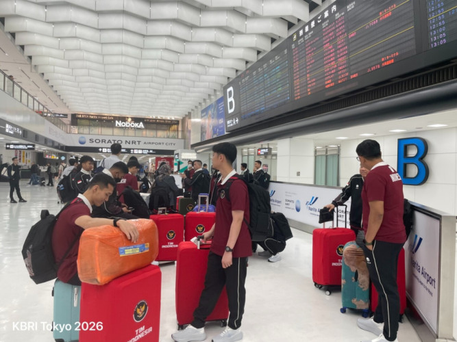 Tim Bulutangkis Indonesia Tiba di Tokyo, Siap Tempur di Asian Games 2026