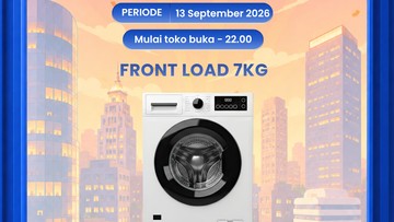 Transmart Full Day Sale 13 September 2026 Diskon Mesin Cuci Front Load 7 Kg