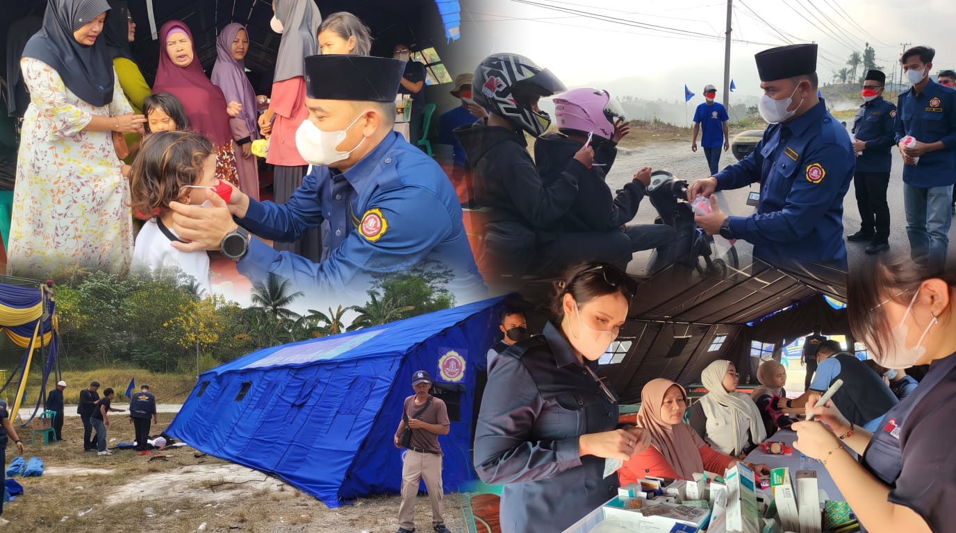 Karang Taruna Lampung Dirikan Posko Siaga di Bakauheni, Layanan Keliling Sambangi Pasar hingga Pengendara Lintas Sumatera